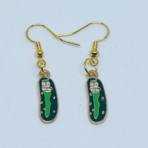 Handmade Pickle Rick earrings